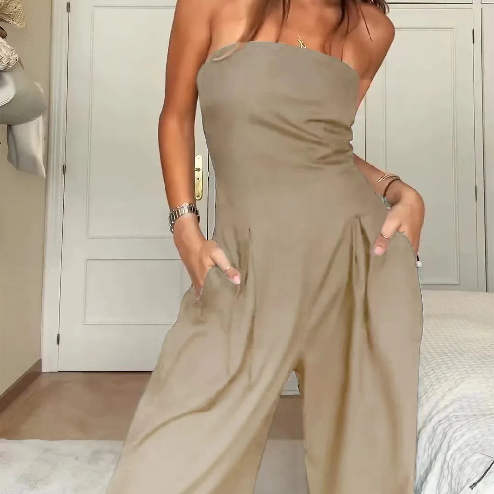 Strapless Jumpsuit